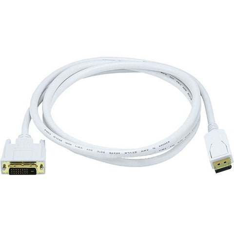 Monoprice, Inc. 6ft 28awg Displayport To Dvi Cable - White