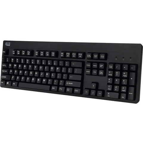 Adesso Innovation Inc Adesso Ip67 Rated Waterproof, Antimicrobial  Multimedia Usb Keyboard With 2x Pri