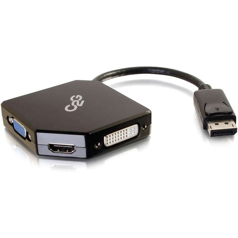 C2g Adapter Converter - Displayport Left Connector - Male Left Gender - Dvi,hdmi,vga