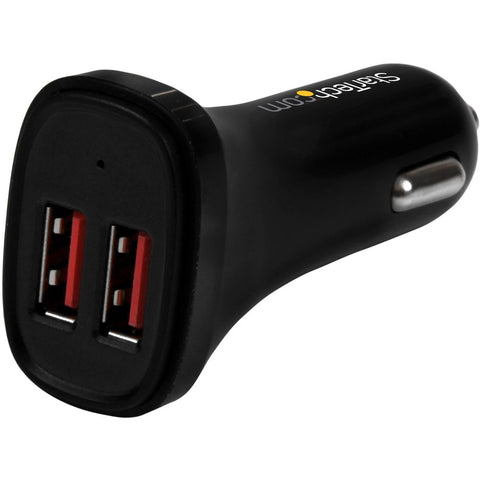 Startech Charge Two Tablets Simultaneously, In Your Car - 2 Port Usb Car Charger - Tablet