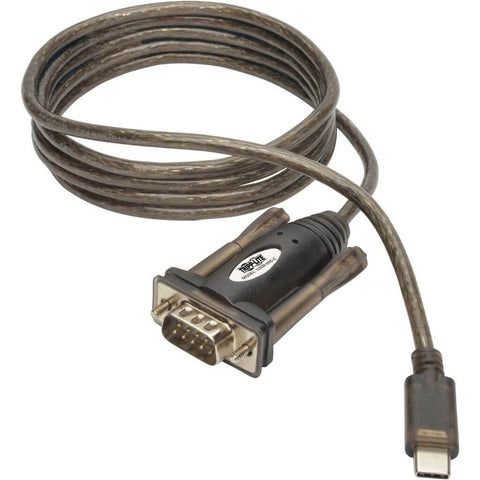 Eaton Tripp Lite Series Usb-c To Rs232 (db9) Serial Adapter Cable - Usb-c Left Connect