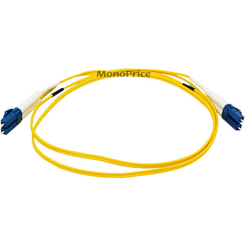 Monoprice, Inc. Lc/lc, Single Mode, Duplex - 1 Meter (9/125 Type) - Yellow