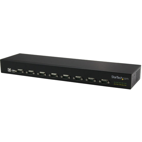Startech Convert A Usb Port Into 8 Rs232 Serial Ports In An Industrial Rack-mountable Cha