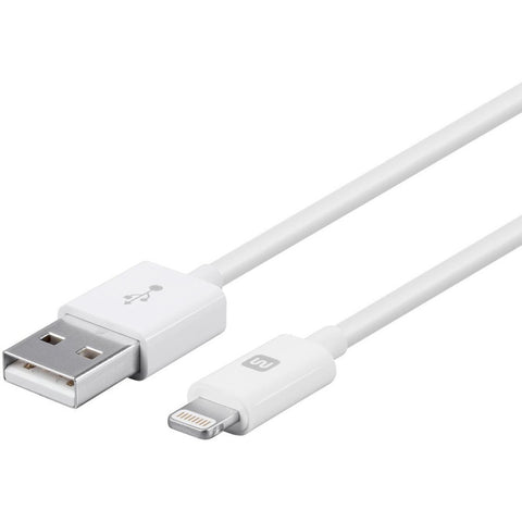 Monoprice, Inc. Apple Mfi Certified Lightning To Usb Charge Sync Cable, 3ft White