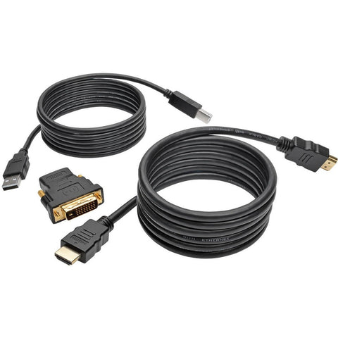 Eaton Tripp Lite Series Hdmi/dvi/usb Kvm Cable Kit, 6 Ft. (1.83 M) - Lifetime Li