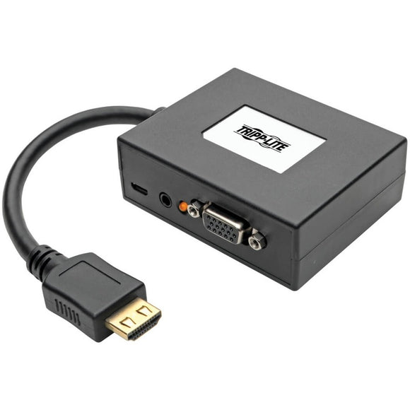 Tripp Lite 2-port Hdmi To Vga Splitter Audio/video Adapter 1920x1440 1080p