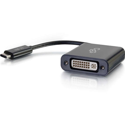 C2g Usb-c To Dvi Adapter Black