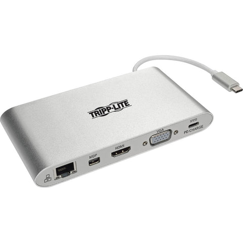 Eaton Tripp Lite Series Usb-c Dock, Dual Display - 4k Hdmi/mdp, Vga, Usb 3.x (5g