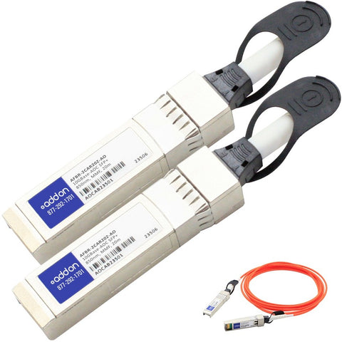 Add-on Addon Avago Afbr-2car20z Compatible Taa Compliant 10gbase-aoc Sfp+ To Sfp+ Direc