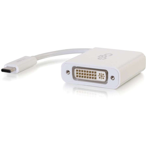 C2g Adapter Converter - Usb-c Left Connector - Male Left Gender - Dvi-i Right Connec