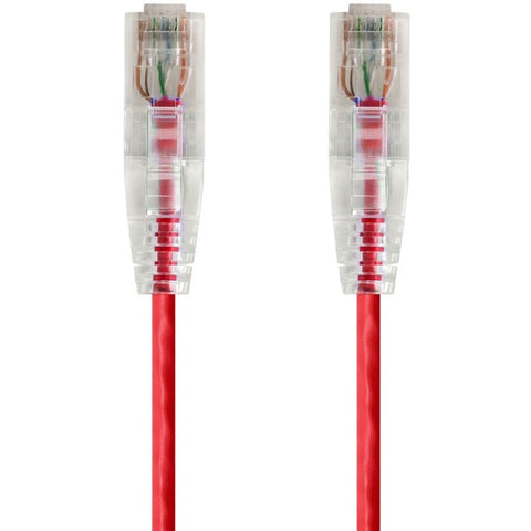Monoprice, Inc. Slimrun  Cat6 Utp Cable-0.5ft Red