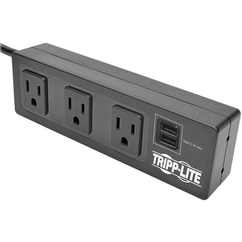 Eaton Tripp Lite Series Protect It 3-outlet Surge Protector With Mounting Bracke
