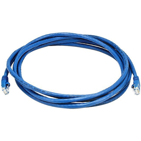 Monoprice, Inc. Monoprice Cat6 10ft Blue Patch Cable, Utp, 24awg, 550mhz, Pure Bare Copper, Snag