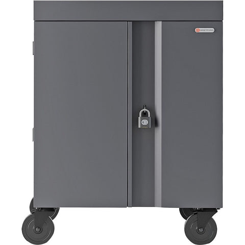 Bretford Charging Cart Ac For Up To 32 Devices W/back Panel,1.4 Inch W Slots