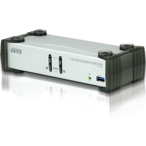 Aten 2-port Usb 3.0 Dispalyport Kvmp Switch Support Up To 3840x2160 30hz