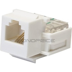 Monoprice, Inc. Rj-11 Toolless Keystone Jack - White