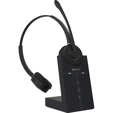 Spracht The Zum Maestro Dect 6.0 Headset Has Wireless Freedom Up To 350 Feet. Utilizes E