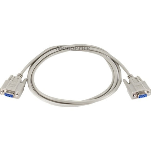 Monoprice, Inc. Modem Cable - Female Left Gender - Female Right Gender - Db9 Right Connector - D