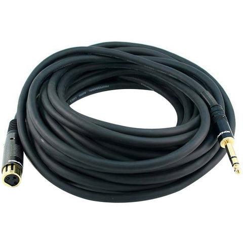 Monoprice, Inc. Xlr F To 1/4inch Trs M Cable 35ft