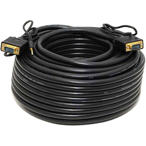 Monoprice, Inc. Super Vga Hd15 M/m Cable W/ Audio 100ft