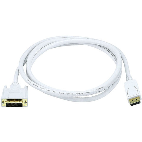 Monoprice, Inc. Displayport To Dvi Cable - White 15ft