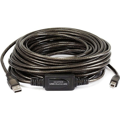 Monoprice, Inc. Usb 2.0 A M To B M Active Cable 49ft