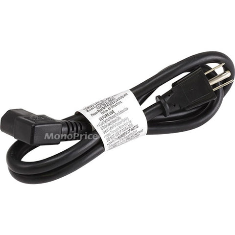 Monoprice, Inc. Right Angle Power Cord Cable 3ft