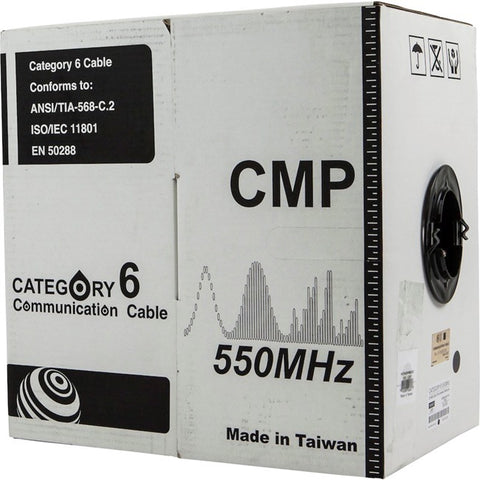 Monoprice, Inc. Cat6 Utp_(cmp) - Black- 1000ft