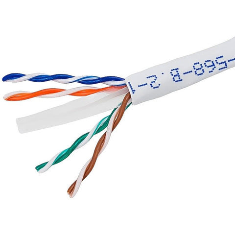 Monoprice, Inc. Cat6 Utp Solid Cmr) - White- 500ft