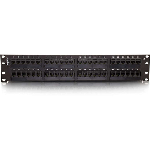 C2g Patch Panel 110-type Cat6 48-port Taa - Designed To Support Cat6 Cabling Infrast