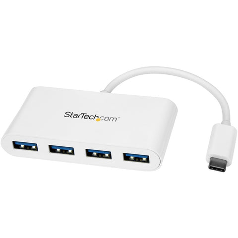 Startech 4-port Usb-c Hub - Usb Type-c Host Laptop To 4x Usb-a - Superspeed 5gbps (usb 3.