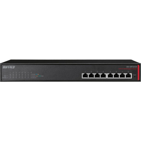 Buffalo Technology Switch - Lbh100a-hd-ssc-24 - Wired - 10gbps - Networking / Ports Qty: 8 - Gigabi