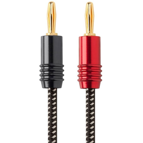 Monoprice, Inc. Braided Speaker Wire W/banana Plug_ 3ft