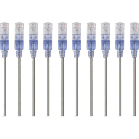 Monoprice, Inc. Slim Cat6a Cable - 10pk_ 5ft Gray