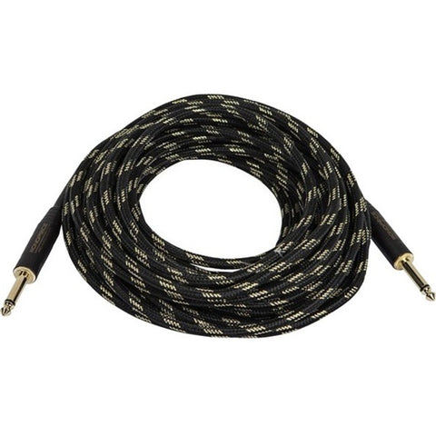 Monoprice, Inc. T/s (1/4 )male Cable - Black & Gold 35ft
