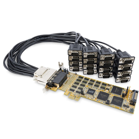 Startech Add 16 Rs232 Serial Ports (db9) To Your Low Or Full-profile Computer, Through A