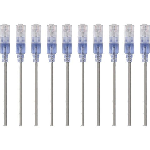 Monoprice, Inc. Slim Cat6a Cable - 10pk_ 7ft Bule
