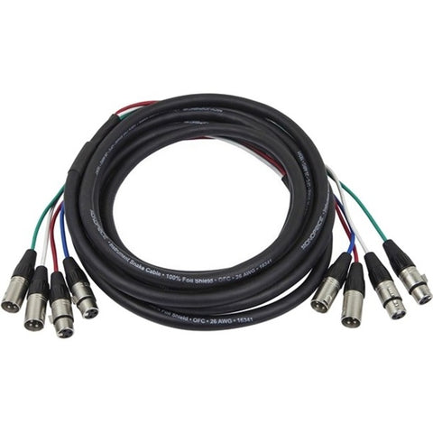 Monoprice, Inc. Xlr(m) To Xlr (f)snake Cable_6 M, 4-chan