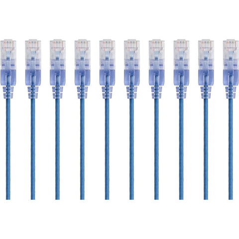 Monoprice, Inc. Slim Cat6a Patch Cable_10pk_ 14ft Blue