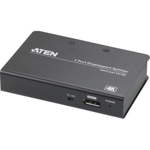 Aten 2-port 4k Displayport Splitter With Mst/sst
