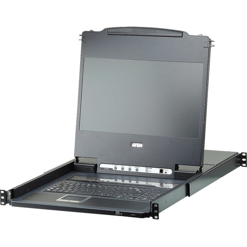 Aten 8port 17wide Screen  Lcd Kvm Dvi/ Full Hd 1080p