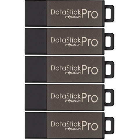 Centon Electronics Centon Mp Valuepack Usb 2.0 Datastick Pro (grey), 16gb, 5pack Bulk