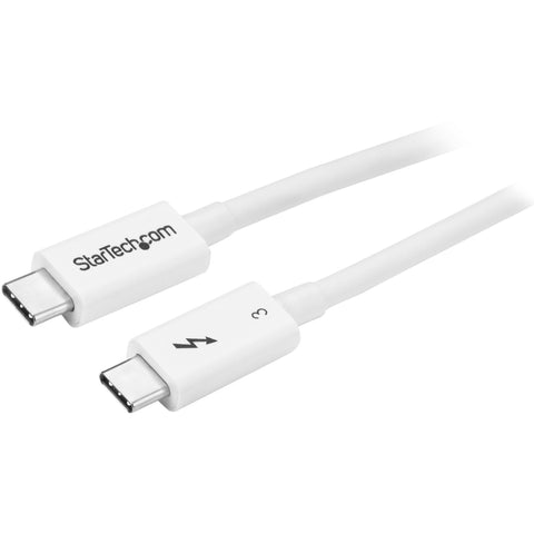 Startech Av Cables - Thunderbolt 3 Usb-c (24-pin) (40gbps) Left Connector - Male Left Gen