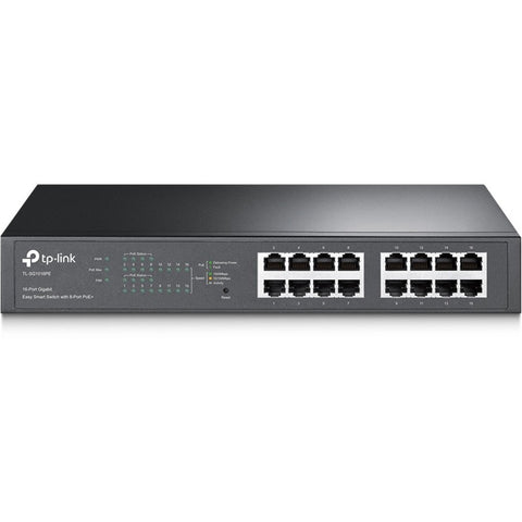 Tp-link Usa Corporation 16-port Gigabit Easy Smart Switch With 8-port Poe+ - Rack-mountable - Ieee 802.3