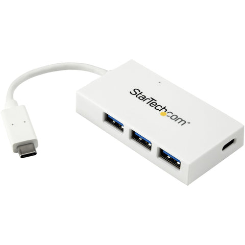 Startech Portable 4 Port Usb-c Hub - Usb Type-c Laptop To 3 Usb-a/1 Usb-c - Superspeed 5g