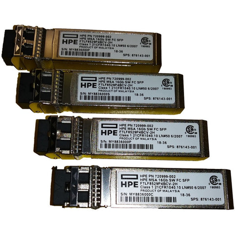 Hewlett Packard Enterprise Hpe Msa 16gb Sw Fc Sfp 4pk Xcvr
