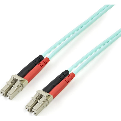 Startech 3m (10ft) Lc/upc To Lc/upc Om4 Multimode Fiber Optic Cable, 50/125m Lommf/vcsel
