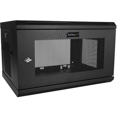 Startech 6u 19in Wall Mount Network Cabinet Enclosure - 14.6in Deep - 200lb Capacity - Ei