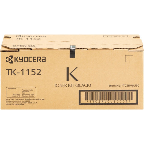 Kyocera Tk-1152 Black Toner Cartridge For Use In Ecosys M2635dw Estimated Yield