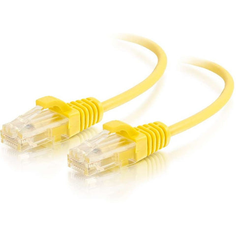 C2g 5ft/1.5m Cat6 Cable Utp Slim 28awg Ylw